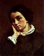 Gustave Courbet Zelie Courbet painting